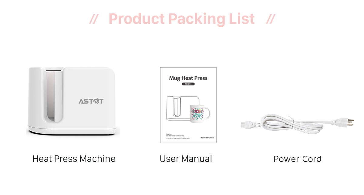 MHP1 Commercial Smart Mug Heat Press - 30-60s Fast Sublimation for 11oz Custom Branded Mugs