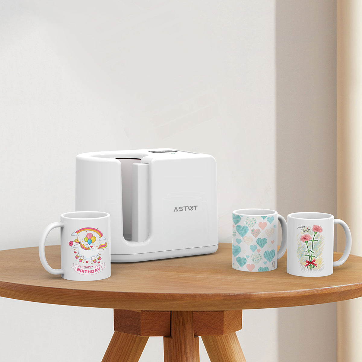 MHP1 Commercial Smart Mug Heat Press - 30-60s Fast Sublimation for 11oz Custom Branded Mugs