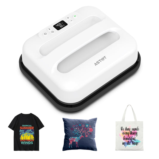 HP5 12"x10" Professional Portable Heat Press | 110V/220V Sublimation & T-Shirt Printer | Wholesale & OEM Solutions