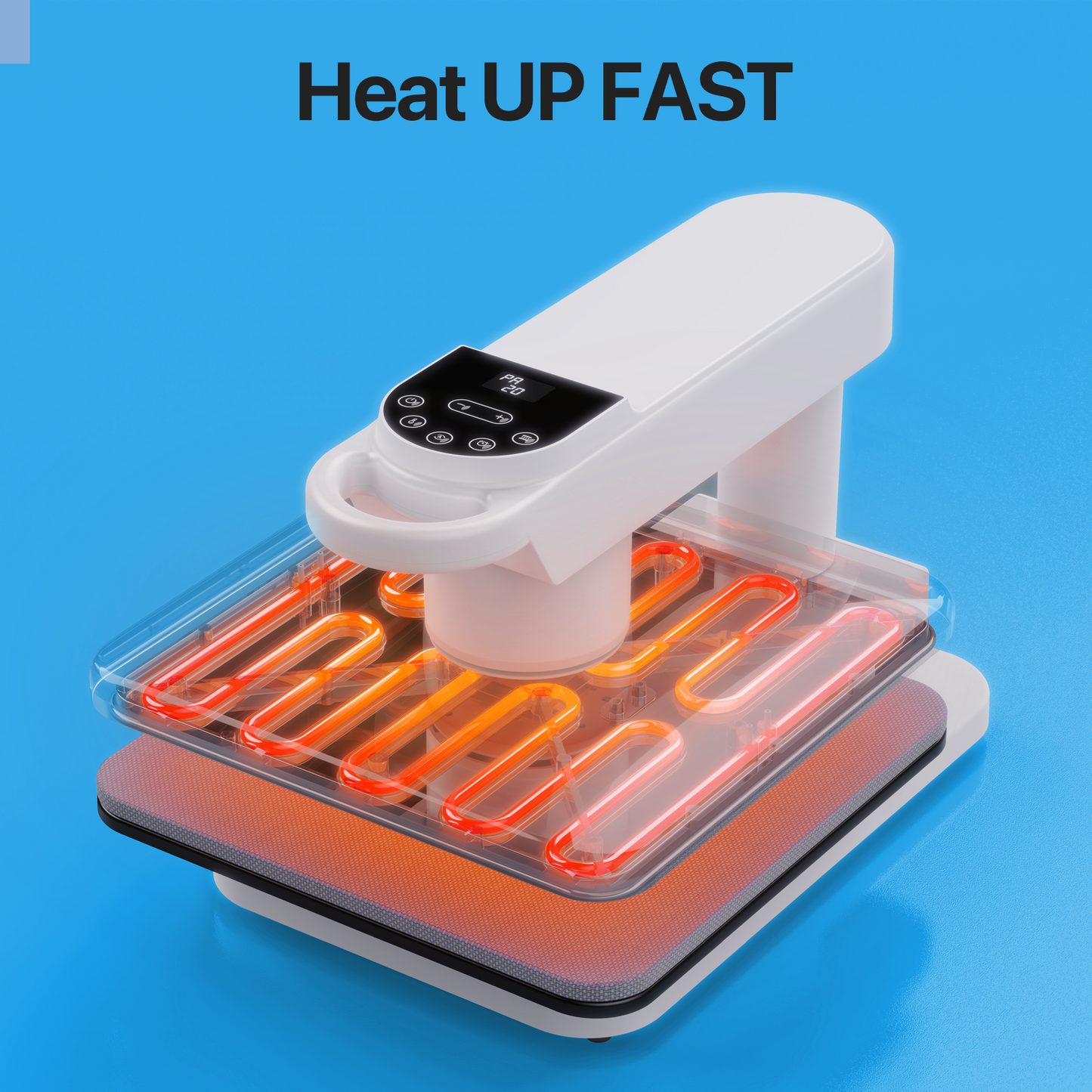 15"x15" Commercial Smart Auto Heat Press | Single Station